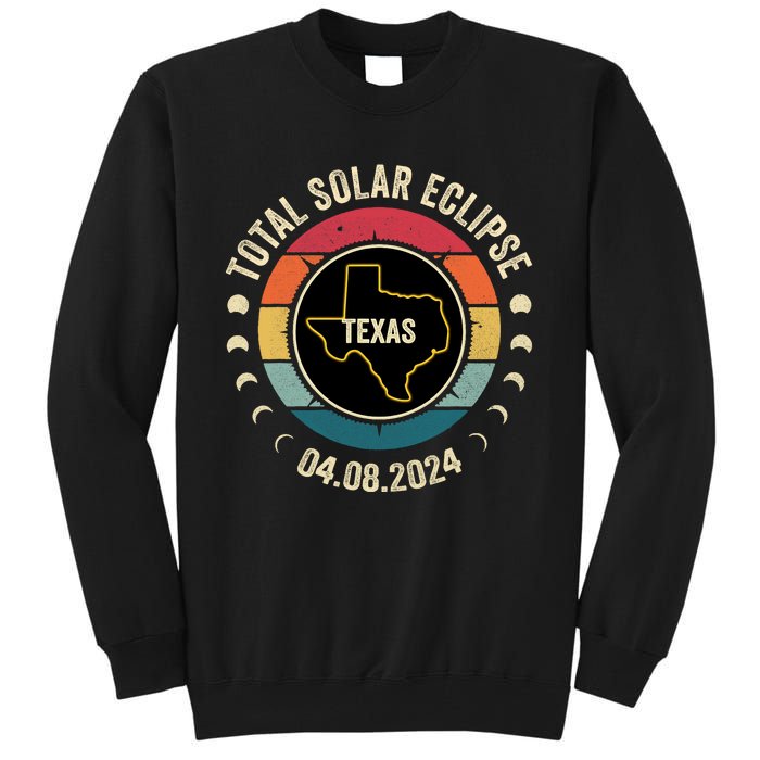 Texas Total Solar Eclipse 2024 American Totality April 8 Tall Sweatshirt