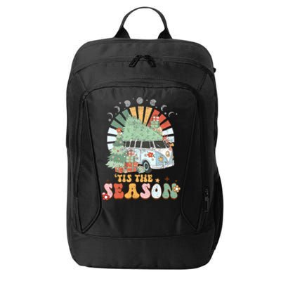 Tis' The Season Merry Camper Christmas Tree RV Camping Xmas City Backpack