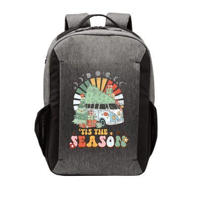 Tis' The Season Merry Camper Christmas Tree RV Camping Xmas Vector Backpack