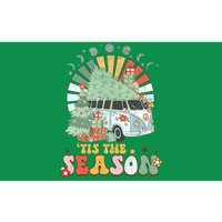 Tis' The Season Merry Camper Christmas Tree RV Camping Xmas Bumper Sticker