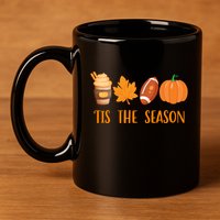 Tis The Season Festive Fall Lover 11oz C Handle Ceramic Mug