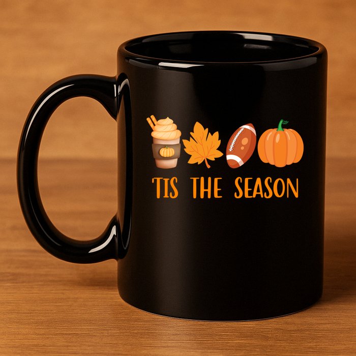 Tis The Season Festive Fall Lover 11oz C Handle Ceramic Mug