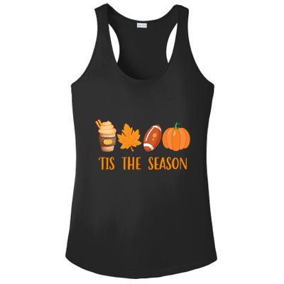 Tis The Season Festive Fall Lover Ladies PosiCharge Competitor Racerback Tank