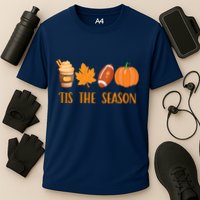 Tis The Season Festive Fall Lover Cooling Performance Crew T-Shirt