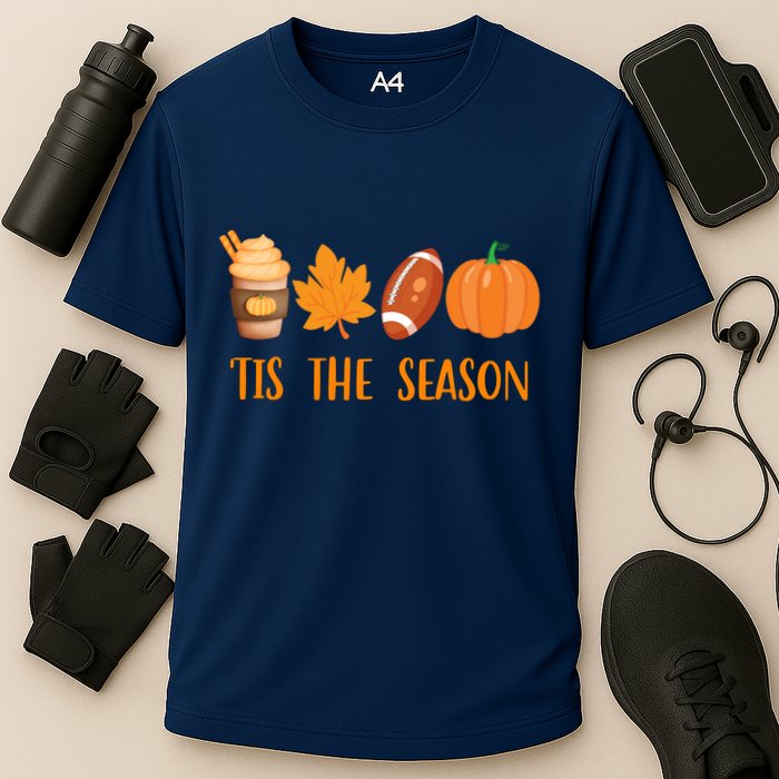 Tis The Season Festive Fall Lover Cooling Performance Crew T-Shirt