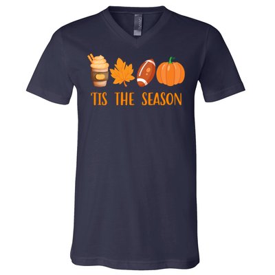 Tis The Season Festive Fall Lover V-Neck T-Shirt