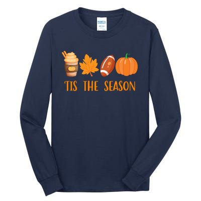 Tis The Season Festive Fall Lover Tall Long Sleeve T-Shirt