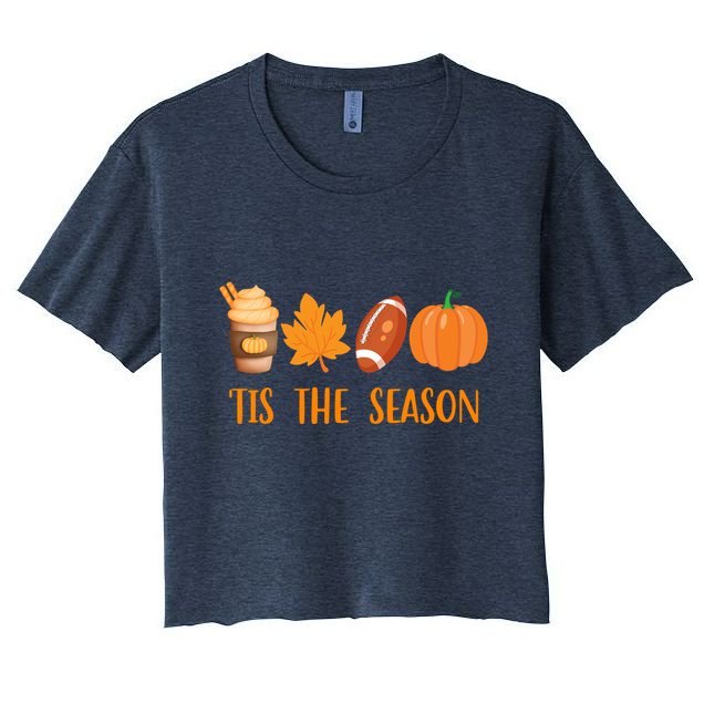 Tis The Season Festive Fall Lover Crop Top