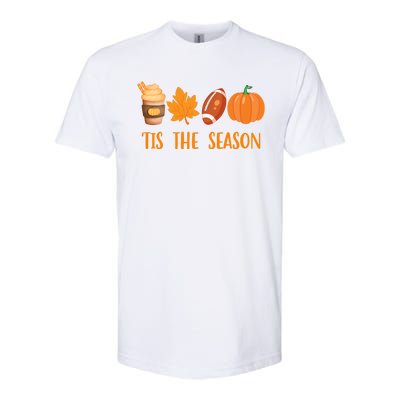 Tis The Season Festive Fall Lover Softstyle® CVC T-Shirt