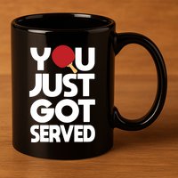 Table Tennis Shirts For Butterfly Ping Pong 11oz C Handle Ceramic Mug