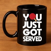 Table Tennis Shirts For Butterfly Ping Pong 11oz C Handle Ceramic Mug