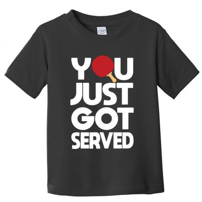 Table Tennis Shirts For Butterfly Ping Pong Toddler T-Shirt