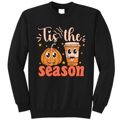 Tis The Season Pumpkin Spice Fall Vibes Autumn Season Thanksgiving Pumpkin Spice Sweatshirt