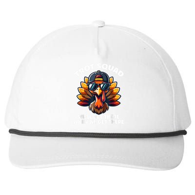 Turkey Trot Squad Snapback Five-Panel Rope Hat