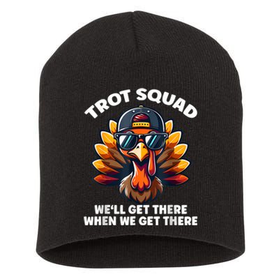 Turkey Trot Squad Short Acrylic Beanie