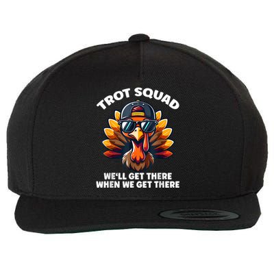 Turkey Trot Squad Wool Snapback Cap