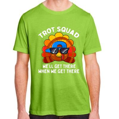 Turkey Trot Squad Thanksgiving Running Costume Adult ChromaSoft Performance T-Shirt