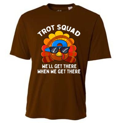 Turkey Trot Squad Thanksgiving Running Costume Cooling Performance Crew T-Shirt