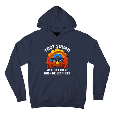 Turkey Trot Squad Thanksgiving Running Costume Hoodie