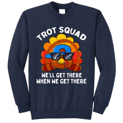 Turkey Trot Squad Thanksgiving Running Costume Sweatshirt