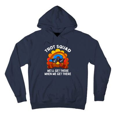 Turkey Trot Squad Thanksgiving Running Costume Tall Hoodie