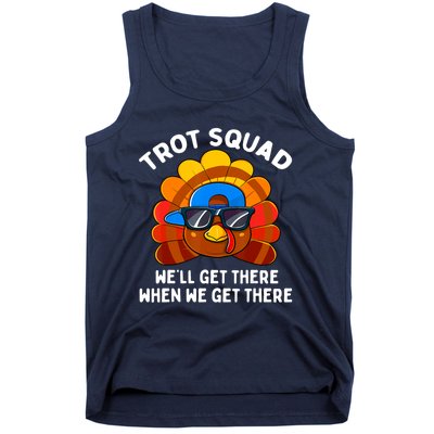 Turkey Trot Squad Thanksgiving Running Costume Tank Top