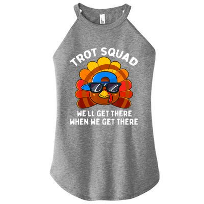 Turkey Trot Squad Thanksgiving Running Costume Women's Perfect Tri Rocker Tank