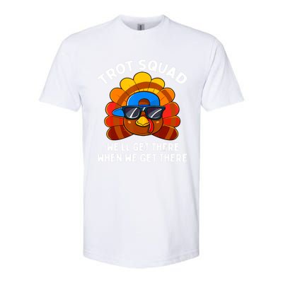 Turkey Trot Squad Thanksgiving Running Costume Softstyle CVC T-Shirt