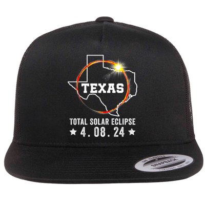 Texas Total Solar Eclipse April 8 2024 Texas Solar Eclipse Flat Bill Trucker Hat