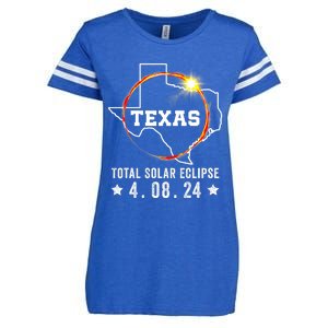 Texas Total Solar Eclipse April 8 2024 Texas Solar Eclipse Enza Ladies Jersey Football T-Shirt