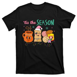 Tis The Season Concha Pan Dulce Tamales Mexican Christmas T-Shirt