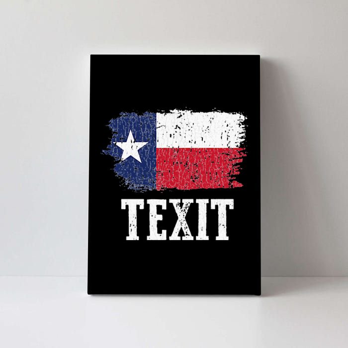 Texit Texas Secede Texan State Flag Texas State Pride Texit Canvas