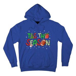 Tis The Season Football Xmas Tree Coffee Merry Christmas Gift Hoodie