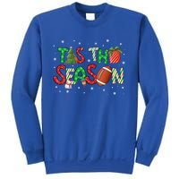 Tis The Season Football Xmas Tree Coffee Merry Christmas Gift Sweatshirt