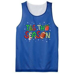 Tis The Season Football Xmas Tree Coffee Merry Christmas Gift Mesh Reversible Basketball Jersey Tank