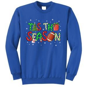 Tis The Season Football Xmas Tree Coffee Merry Christmas Gift Tall Sweatshirt