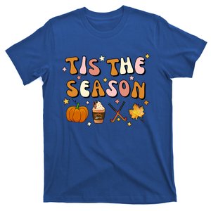 Tis The Season Field Hockey Pumpkin Latte Fall Thanksgiving Cute Gift T-Shirt