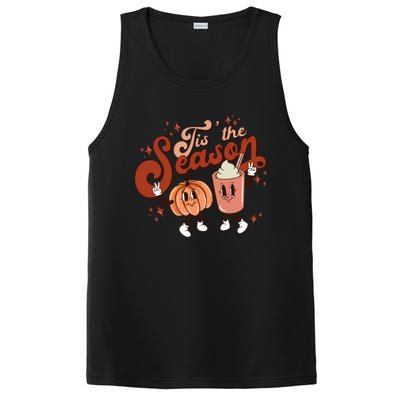 Tis The Season Pumpkin Boo 60s 70s Hippie Halloween Costume Gift PosiCharge Competitor Tank