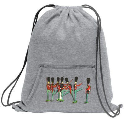 Toy Tin Soldiers Nutcracker Goofing Around Sweatshirt Cinch Pack Bag