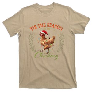 Tis The Season To Be Chicking Funny Christmas Chicken T-Shirt