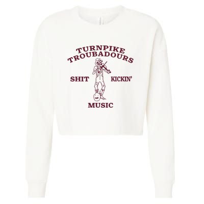 Turnpike Troubadours Shit Kickin Music Cropped Pullover Crew