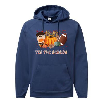 Tis The Season Fall Lover Cute Gift Performance Fleece Hoodie