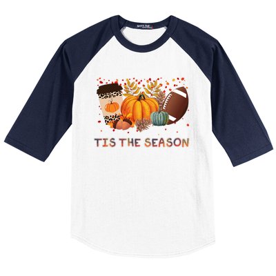 Tis The Season Fall Lover Cute Gift Baseball Sleeve Shirt