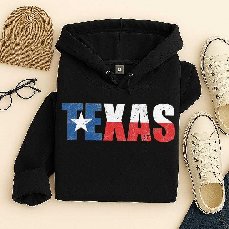 Texas Texas State Flag Vintage Texas Flag Texas State Hoodie