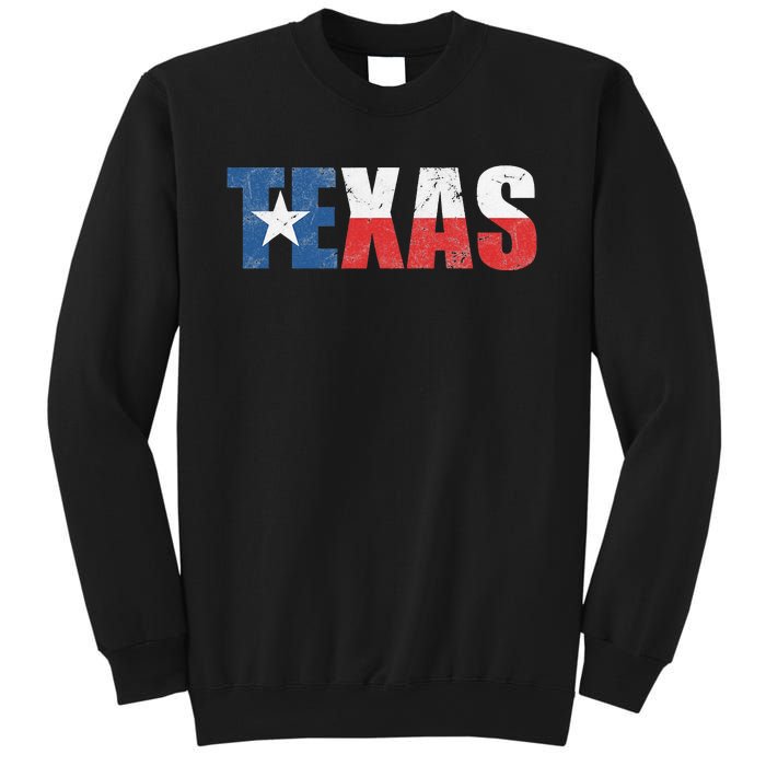 Texas Texas State Flag Vintage Texas Flag Texas State Sweatshirt