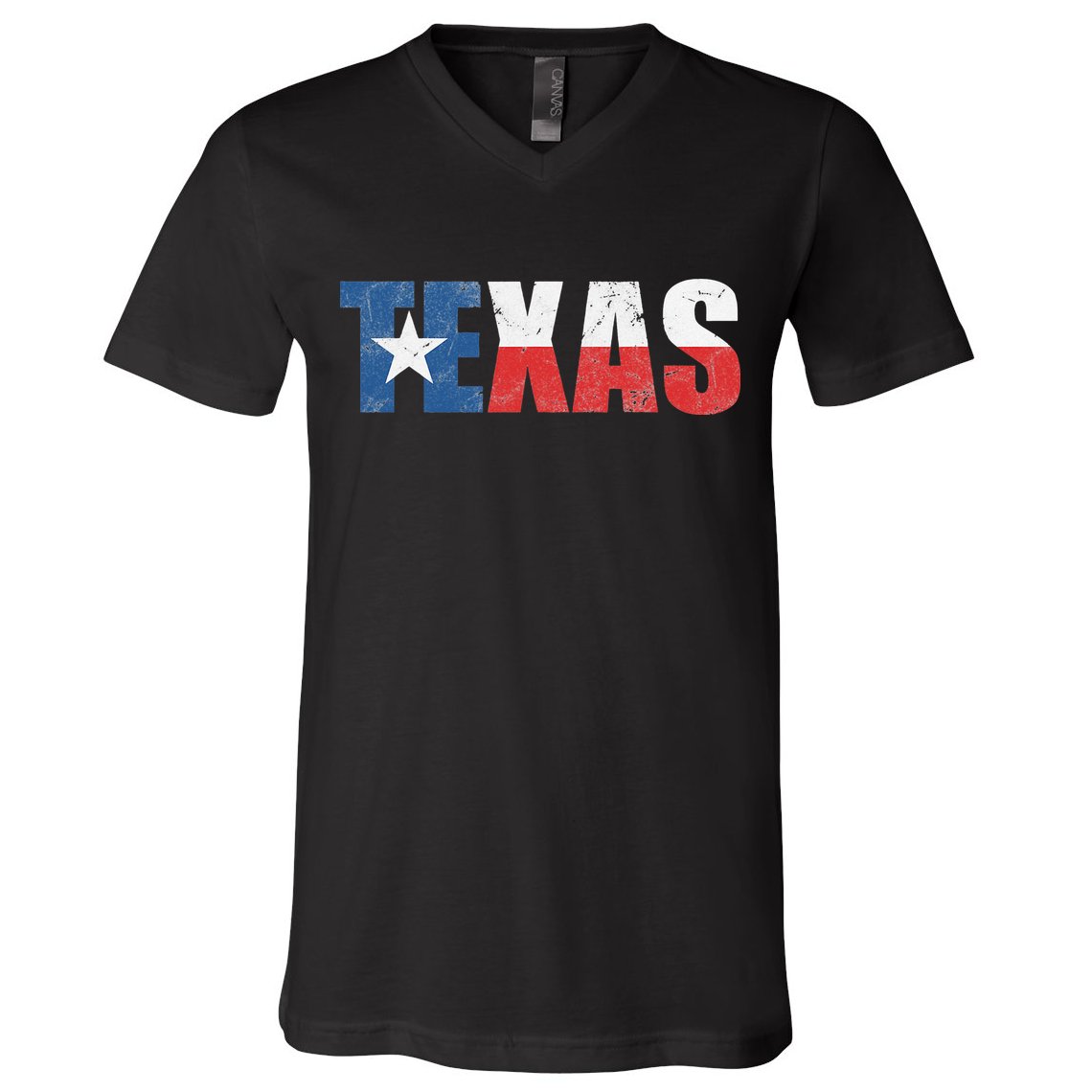 Texas Texas State Flag Vintage Texas Flag Texas State V-Neck T-Shirt