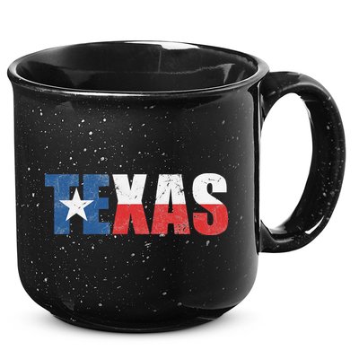 Texas Texas State Flag Vintage Texas Flag Texas State 15oz Campfire Ceramic Mug