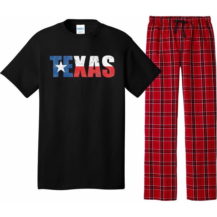 Texas Texas State Flag Vintage Texas Flag Texas State Pajama Set