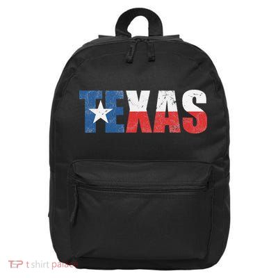 Texas Texas State Flag Vintage Texas Flag Texas State 16 in Basic Backpack