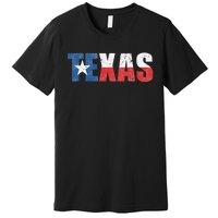 Texas Texas State Flag Vintage Texas Flag Texas State Premium T-Shirt